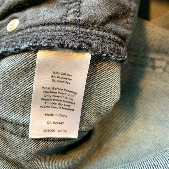 Talbots Flawless Five-Pocket Jeans Women 6 Bootcut Curvy Stretch Dark Blue Denim - Picture 7 of 10